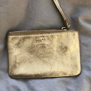 Kate Spade Gold Wristlet